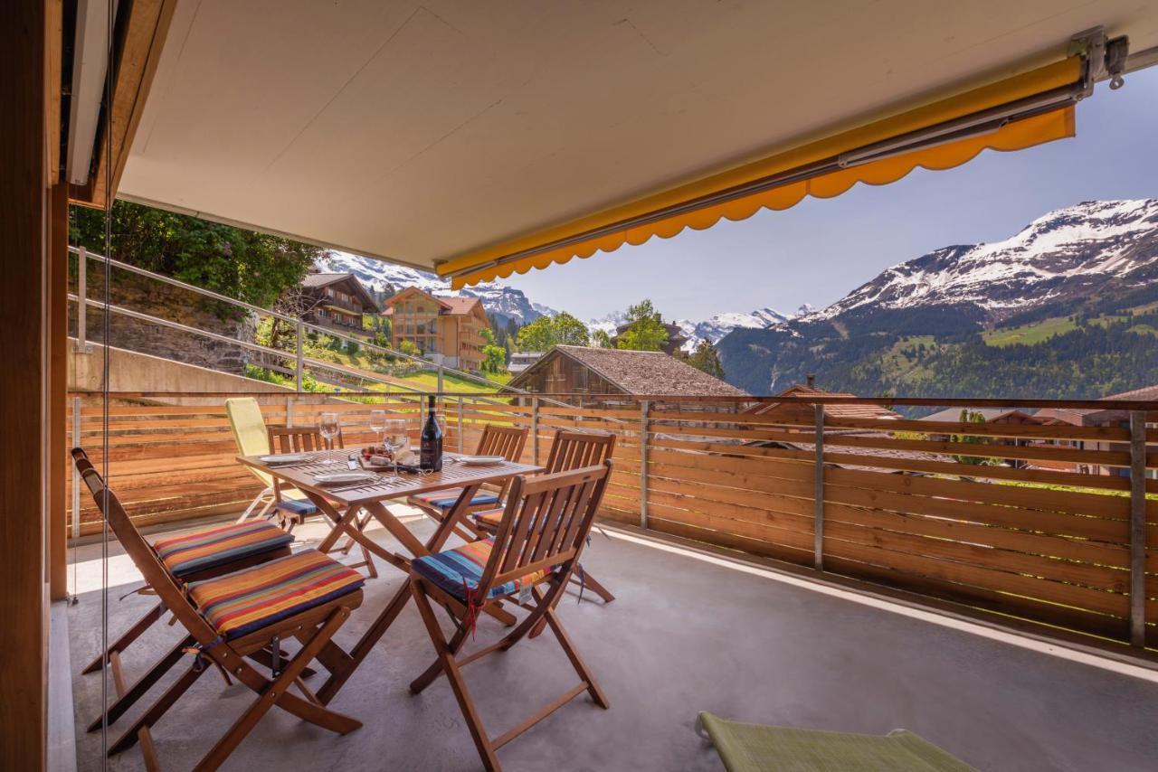 Appartamento Chalet Am Acher 3 Wengen Esterno foto