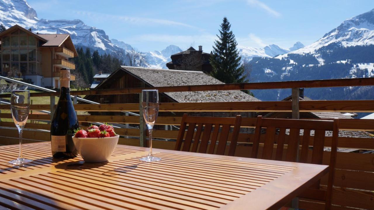 Appartamento Chalet Am Acher 3 Wengen Esterno foto