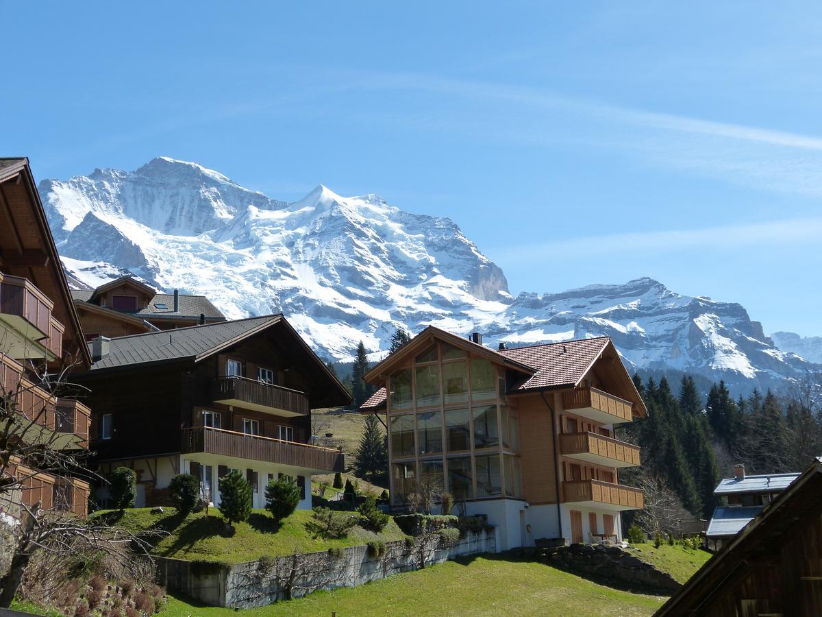 Appartamento Chalet Am Acher 3 Wengen Esterno foto