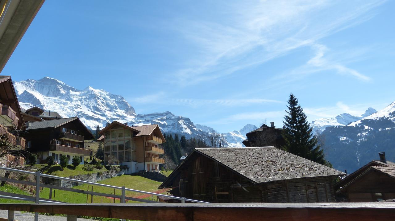 Appartamento Chalet Am Acher 3 Wengen Esterno foto